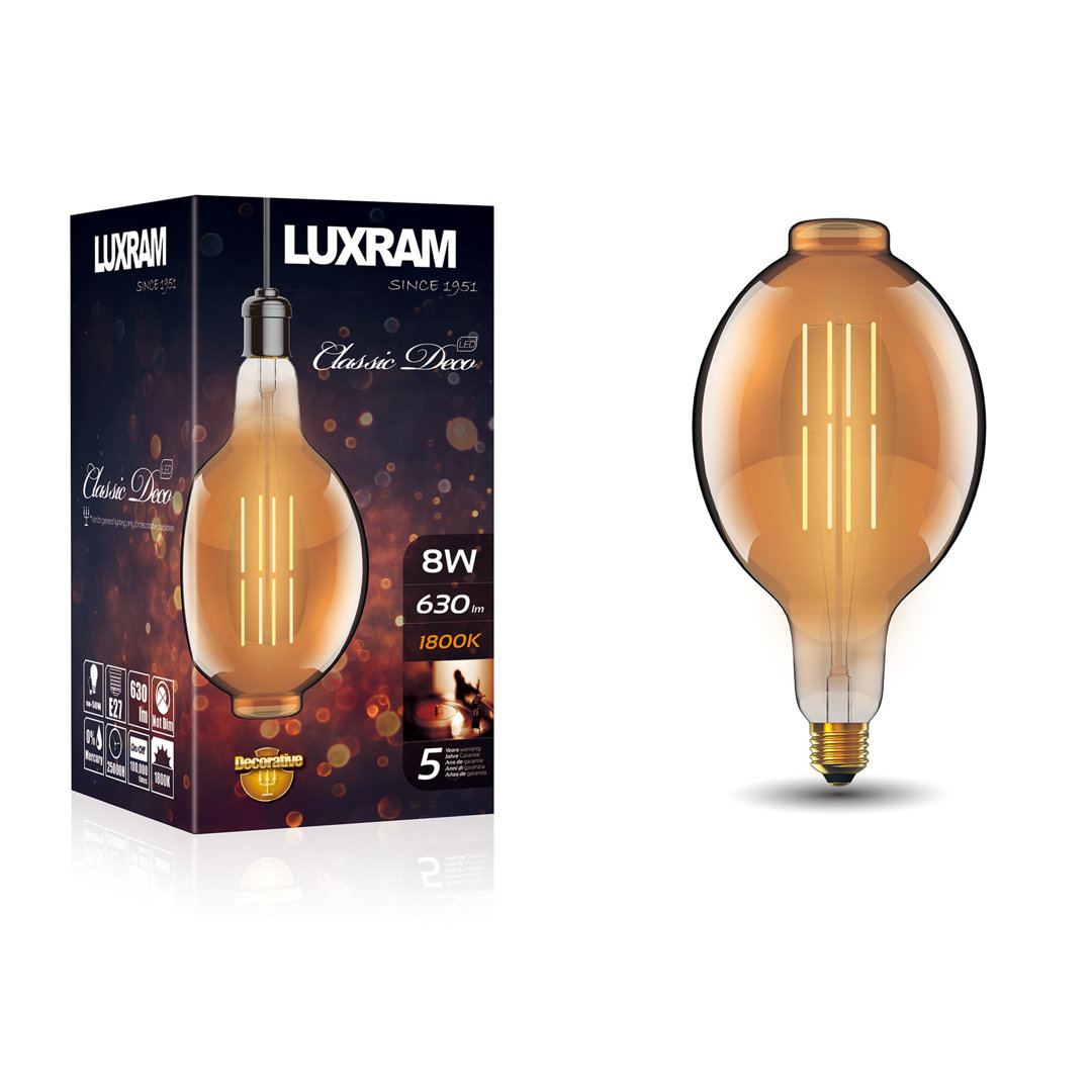 Luxram 4w E27 Led-leuchtmittel Bernstein