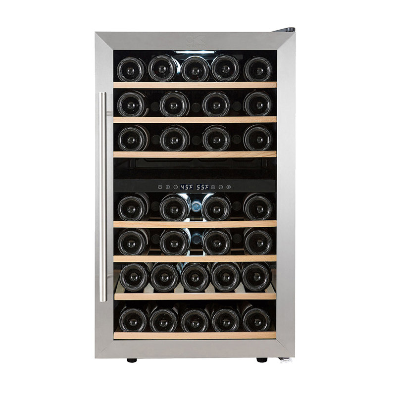 Kalorik 43 Bottle Temperature Control Dual Zone Freestanding Wine Refrigerator Reviews