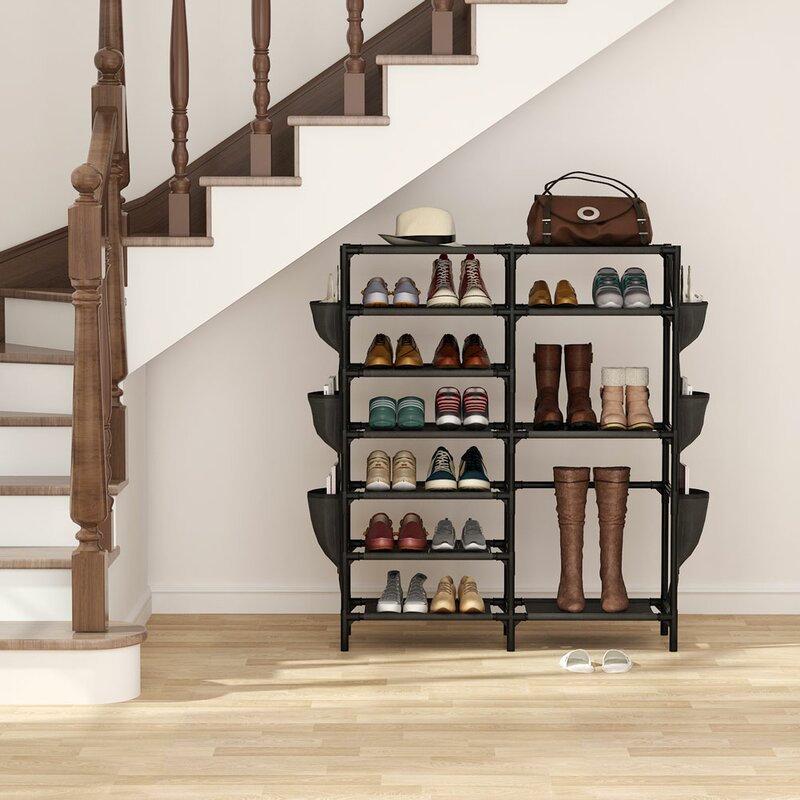 Rebrilliant 20 Pair Shoe Rack Wayfair