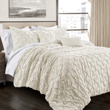 Farmhouse Rustic Ivory Cream Bedding Sets Birch Lane