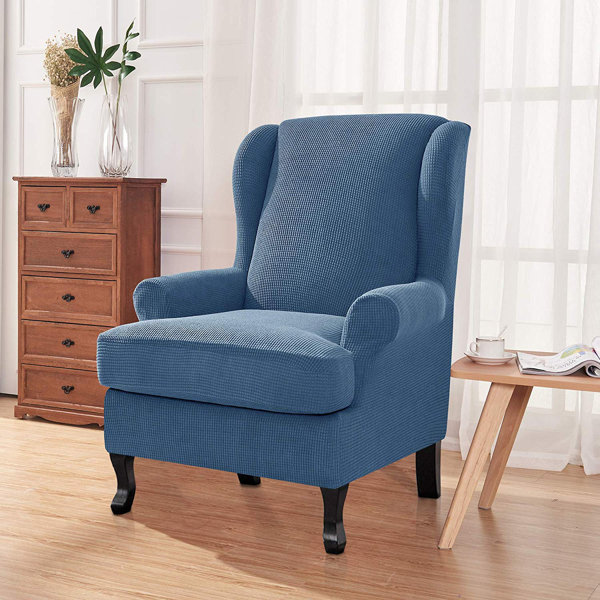 Skirted Wing Chair Slipcover Wayfair