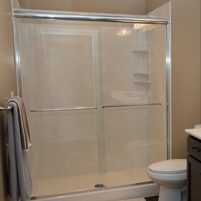 Bull Shoals 48 X 71 Bypass Semi Frameless Shower Door White River