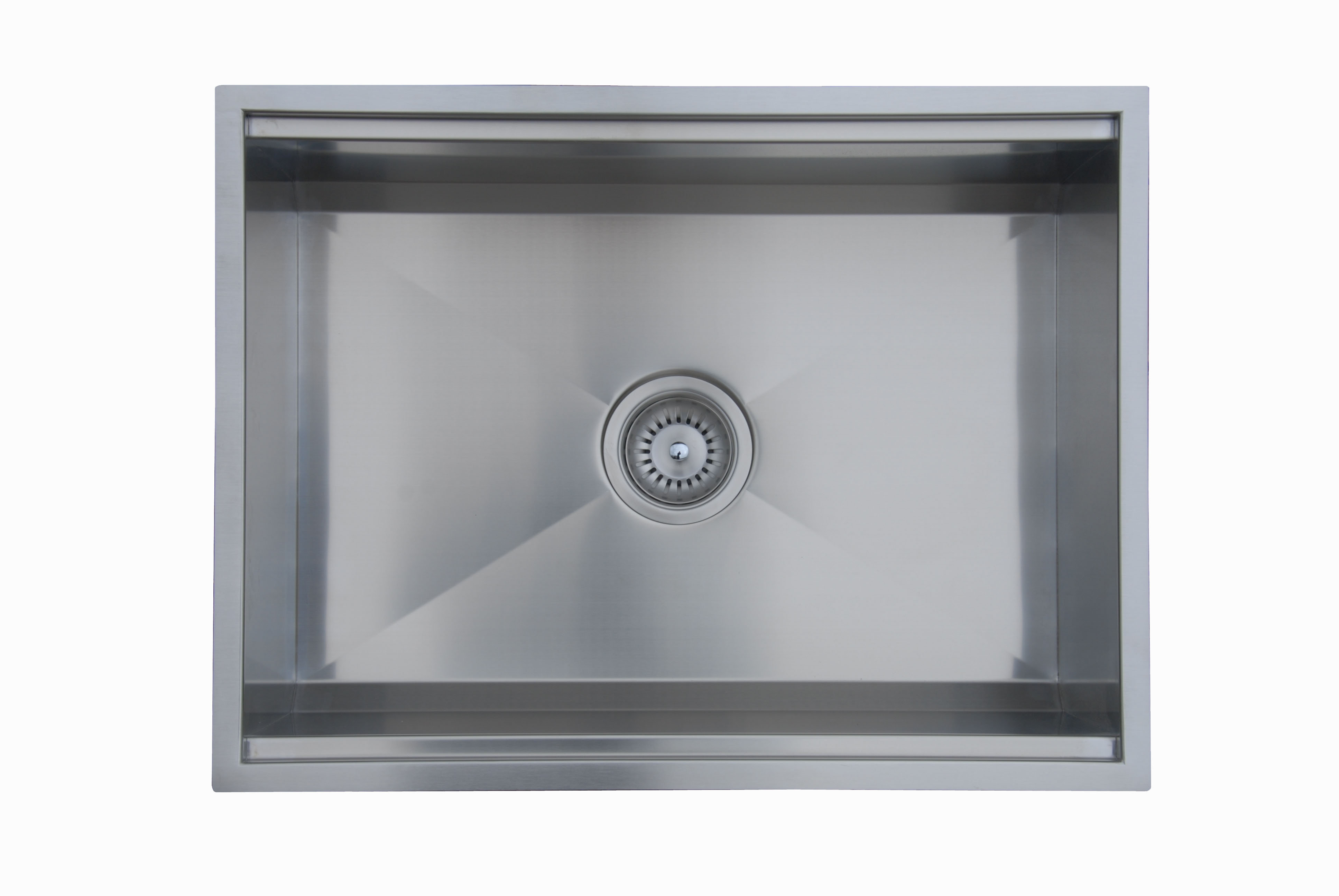 Ukinox 24 5 X 18 Zero Radius Single Bowl Kitchen Sink Wayfair