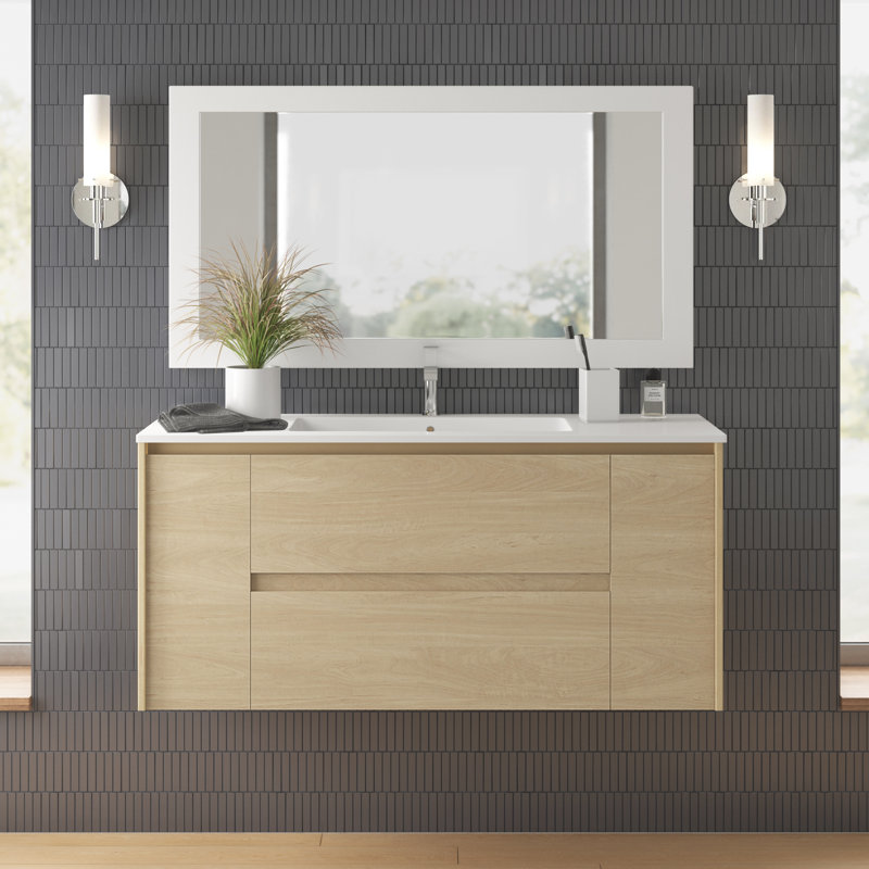 Orren Ellis Durazo Contemporary 47 Single Bathroom Vanity Set Wayfair