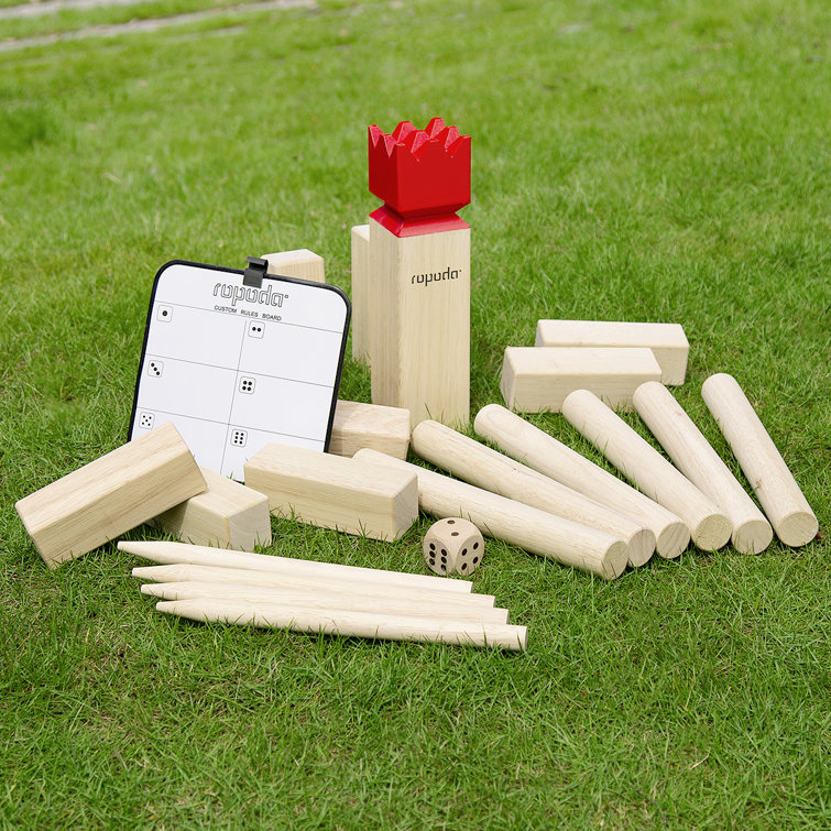 FITULA Yard Kubb Game Premium Set Wayfair.ca
