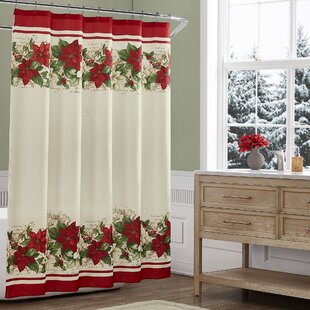 Wayfair | Christmas Shower Curtains You'll Love in 2022