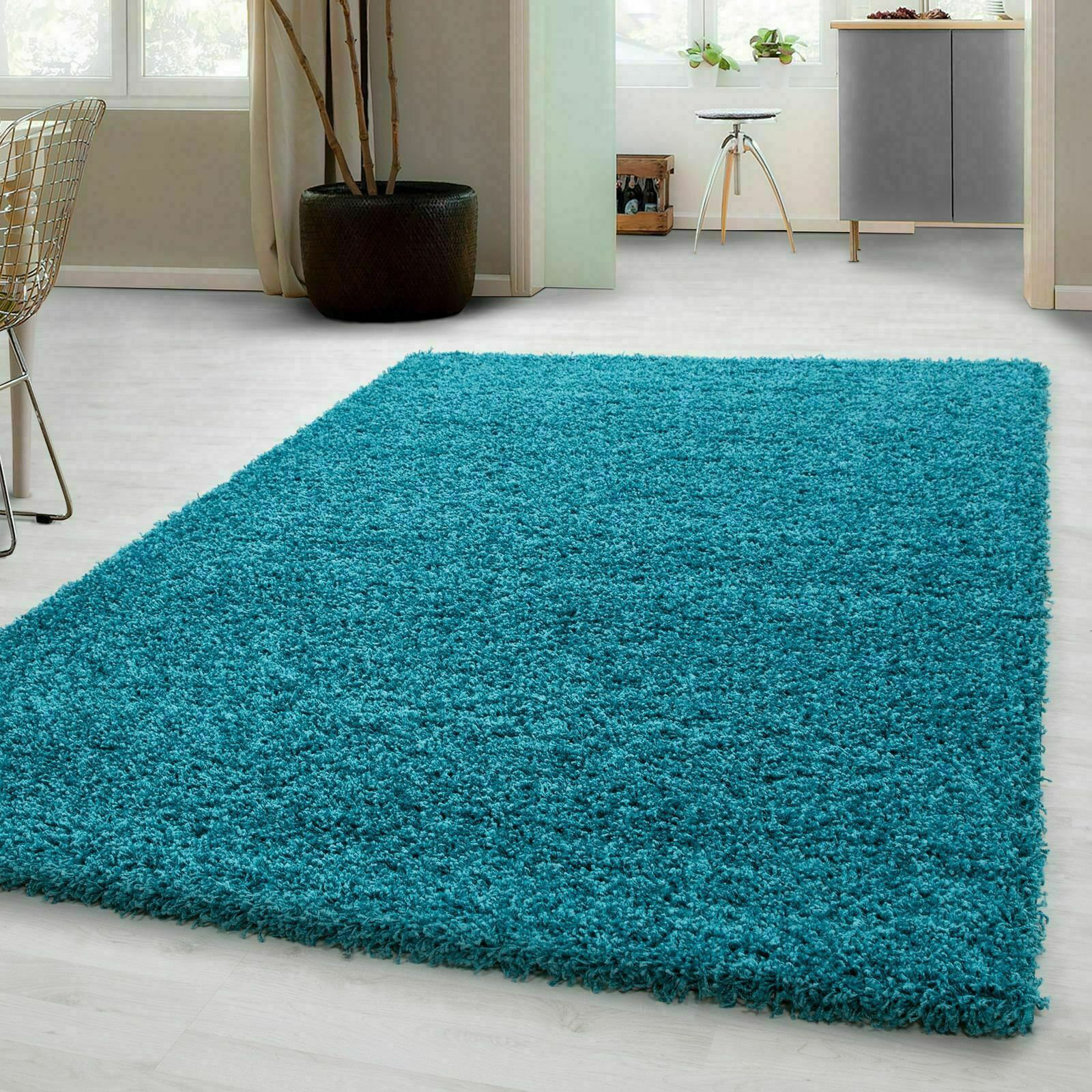 Ebern Designs Soft Shaggy Verona Rug Living Room Bedroom Carpet Hallway
