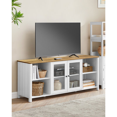 Arainn TV Stand for TVs up to 65" with Open Shelves