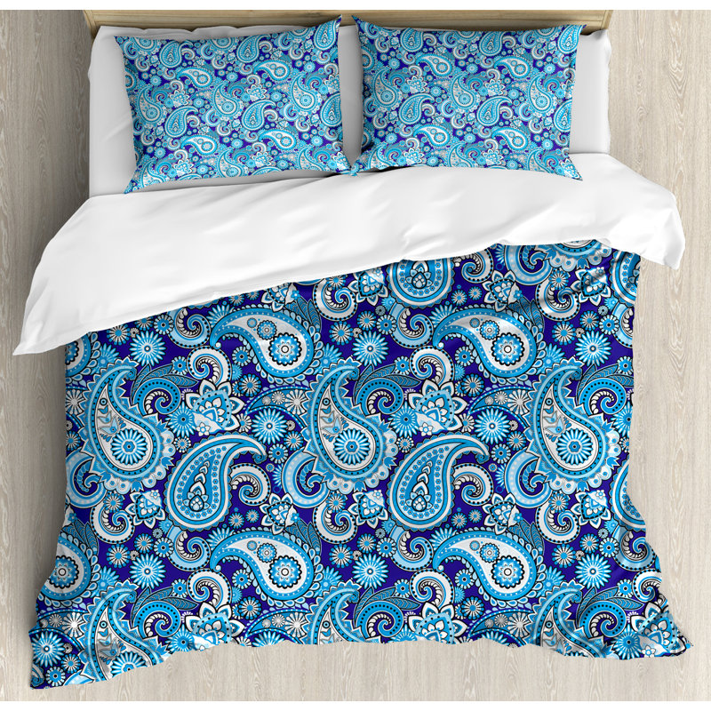 East Urban Home Paisley Traditional Asian Pattern With Flowers
