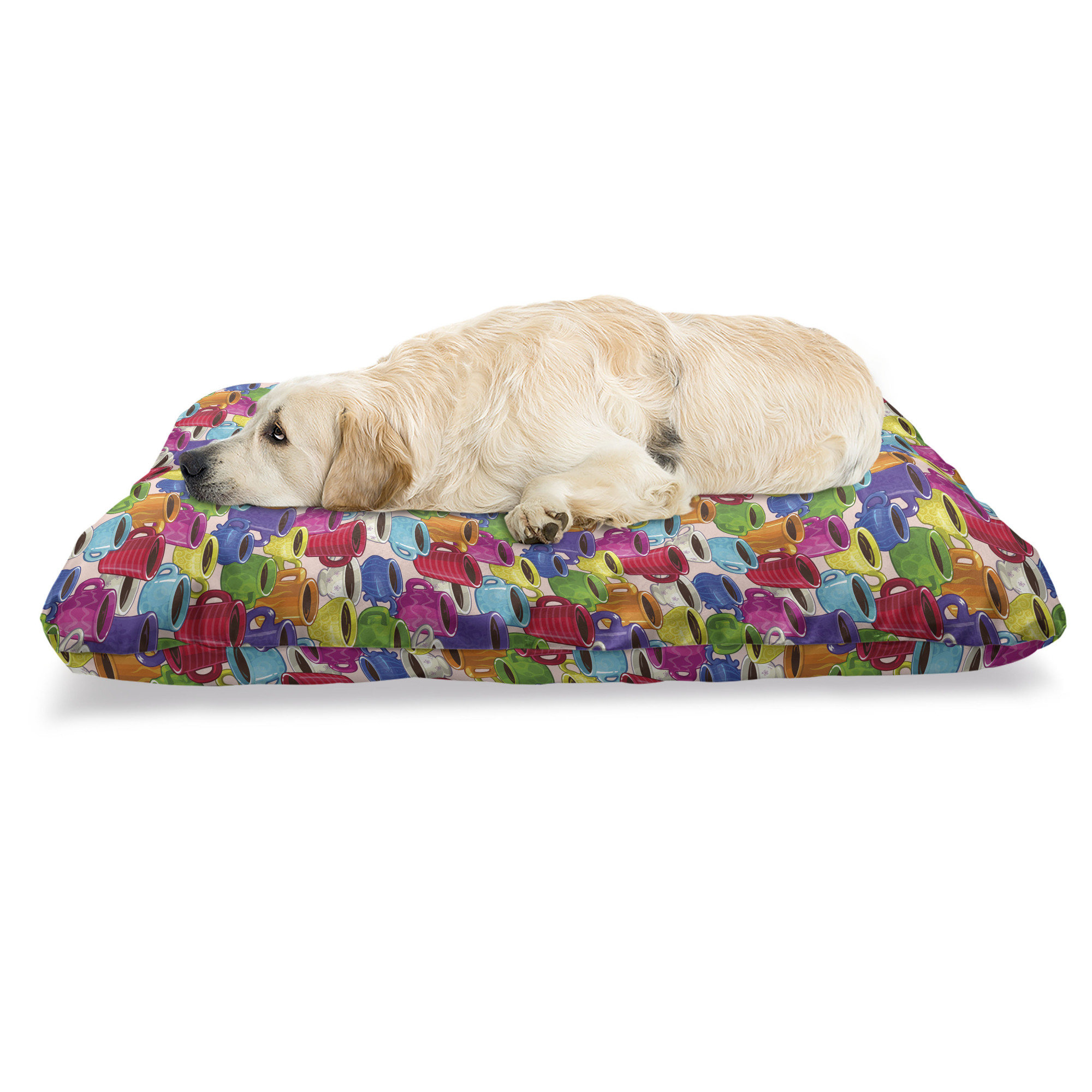 vibrant dog bed