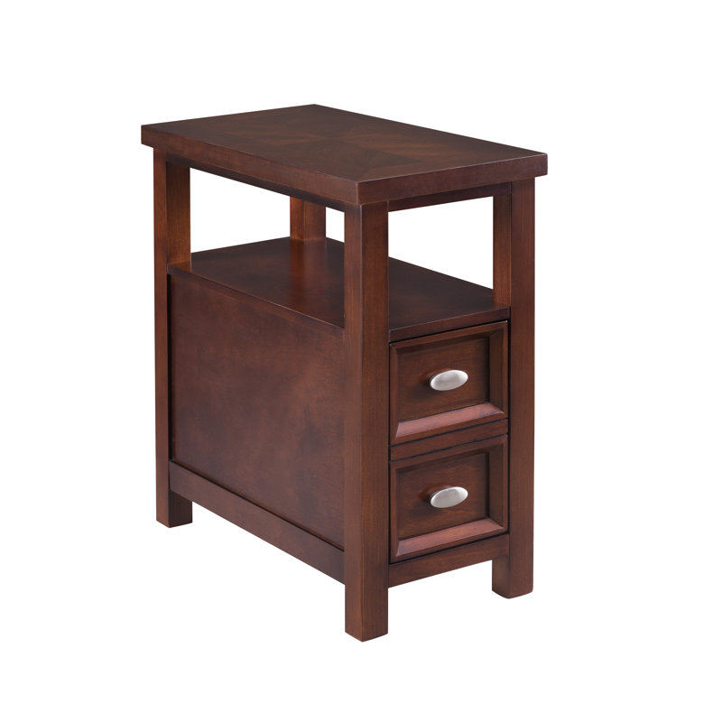 Andover Mills Darius Solid Wood End Table With Storage Reviews