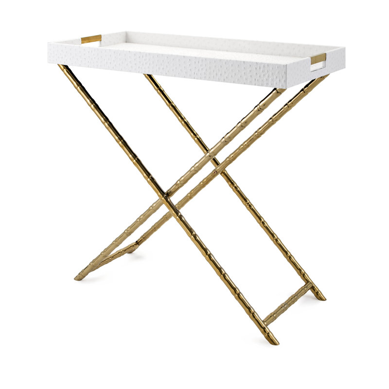 Everly Quinn Dylan Stainless Steel Tray Table Wayfair Dylan Stainless Steel Tray Table