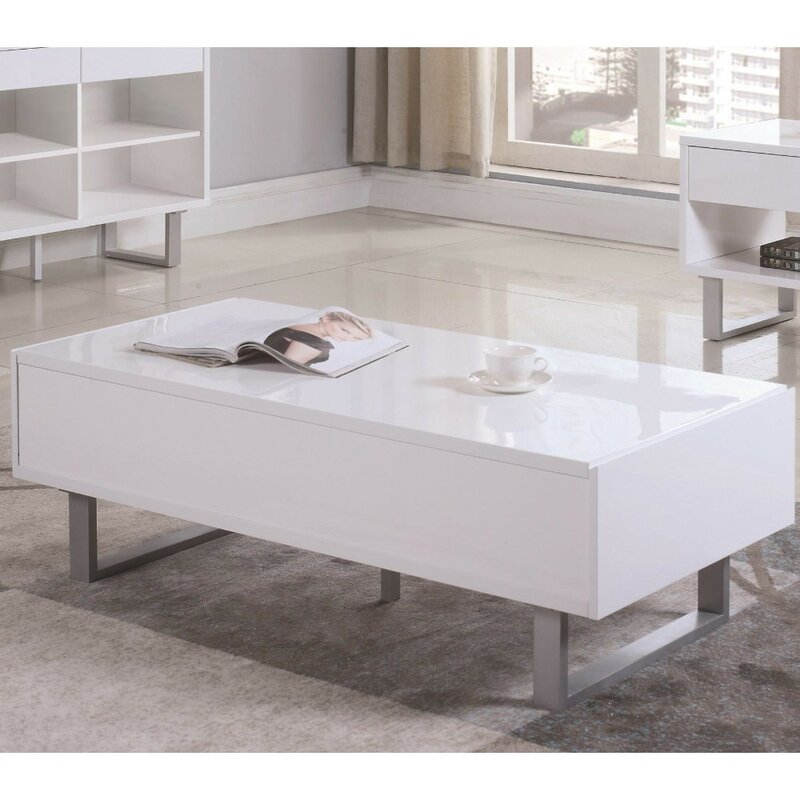 Ivy Bronx Nolanville Contemporary Coffee Table With Storage Wayfair