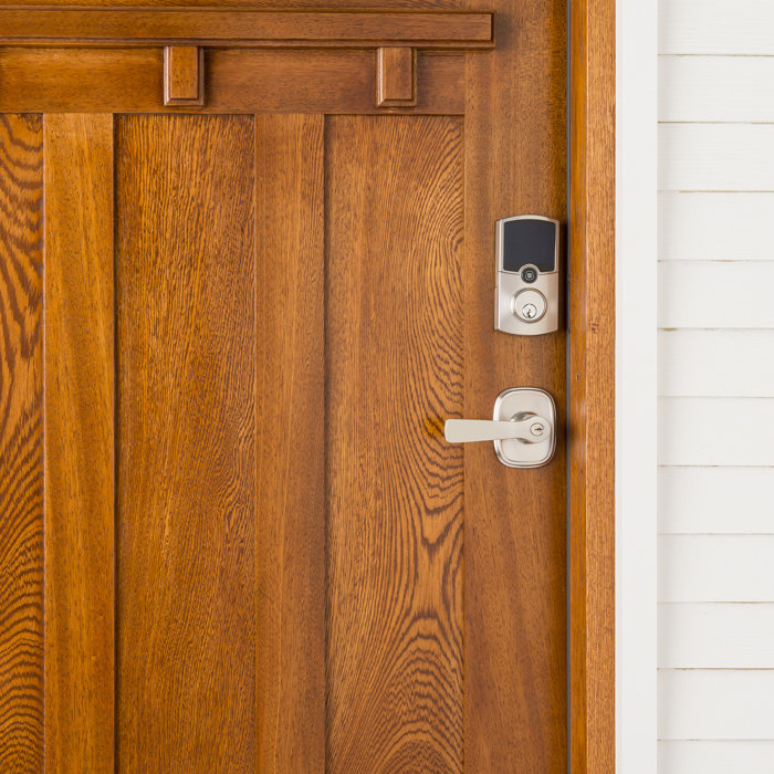 Hampton Products Brinks Push Pull Rotate Alwood Keyed Door Lever