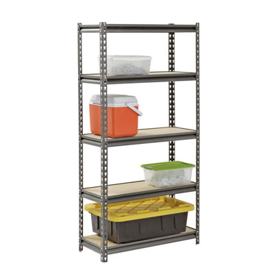 60" H x 30" W x 12" D Z-Beam Boltless Shelving Unit Sandusky Cabinets