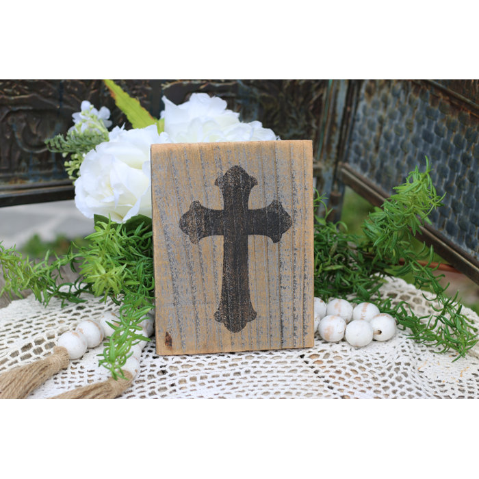 The Holiday Aisle Easter Decorative Cross Print Wall Decor Wayfair