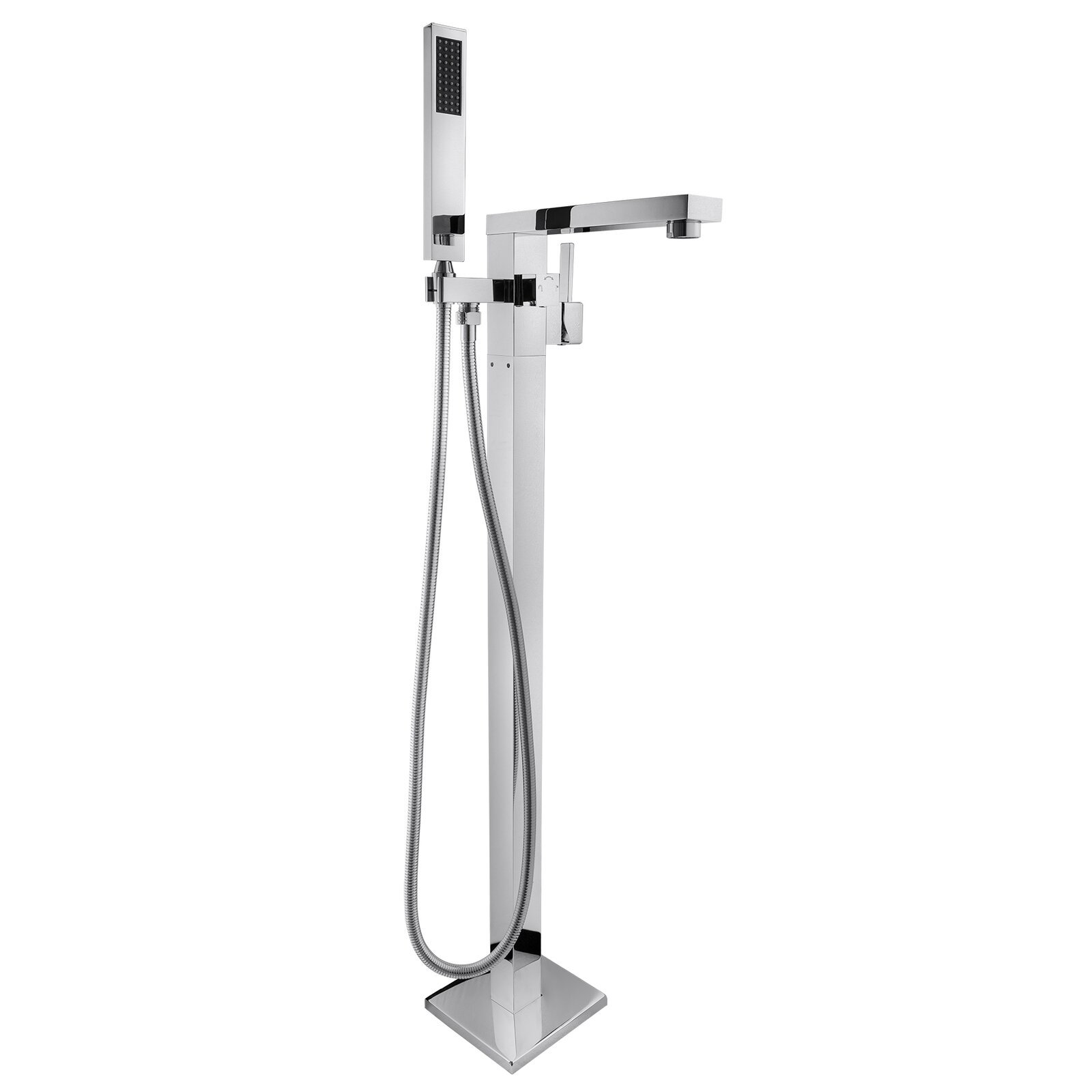 AKDY Diverter Deck Mounted Freestanding Tub Filler with Roughin Valve & Reviews Wayfair