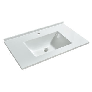 Find The Perfect Vanity Tops Wayfair 31 Single Bathroom Vanity Top