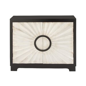 2 Door Wood Accent Cabinet