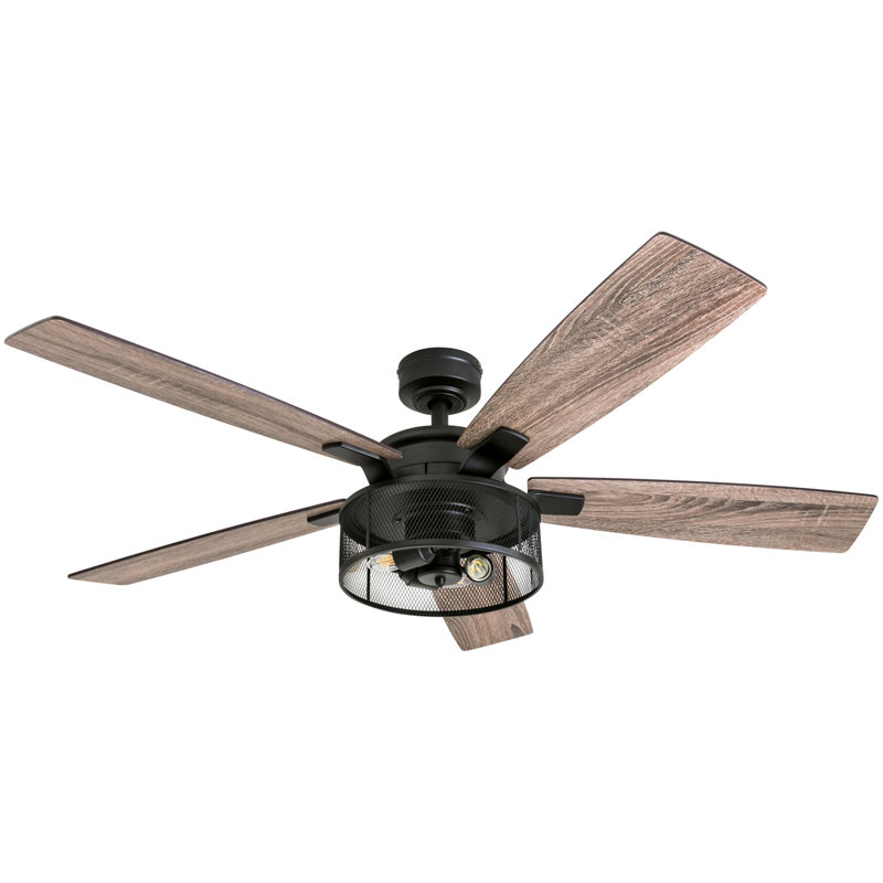 Gracie Oaks 52 Divisadero 5 Blades Ceiling Fan Light Kit Included 52 Divisadero 5 Blades Ceiling Fan
