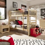 shyann full over full bunk bed with trundle