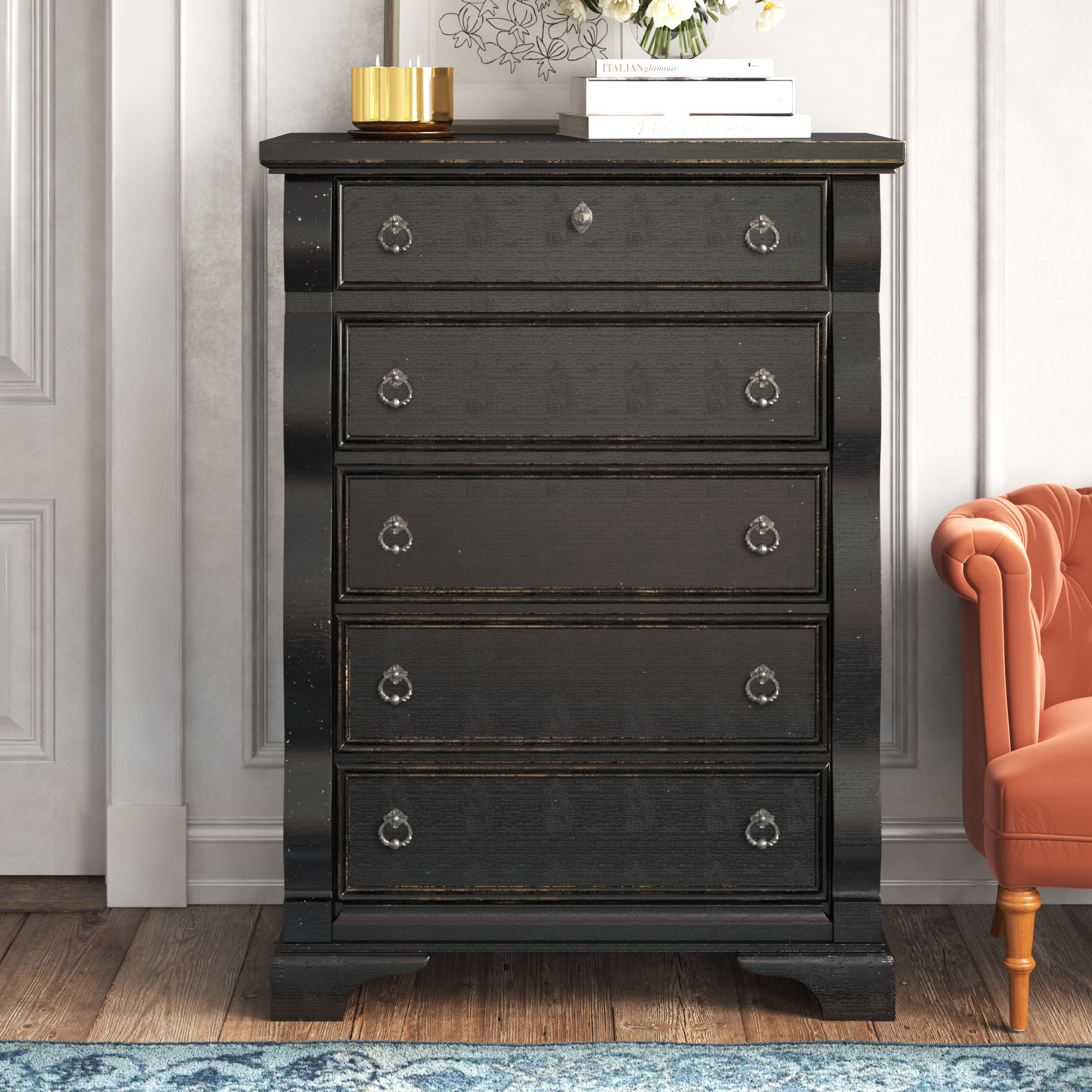 Kelly Clarkson Home Metronome 5 Drawer Chest Reviews Wayfair