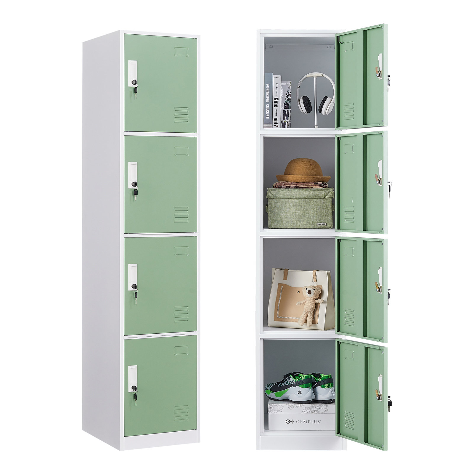 ouyessir 4 - Tier 4 - Section 17.71'' Wide Locker | Wayfair