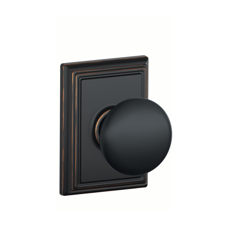 Schlage Plymouth Passage Door Knob With Addison Trim Reviews