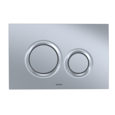 Dual Round Push Button Plate