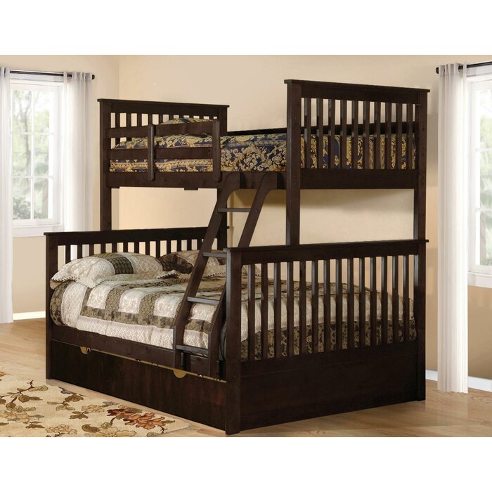 Damarion Twin Over Full Bunk Bed With Trundle