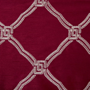Teramo Geometric Room Darkening Grommet Single Curtain Panel