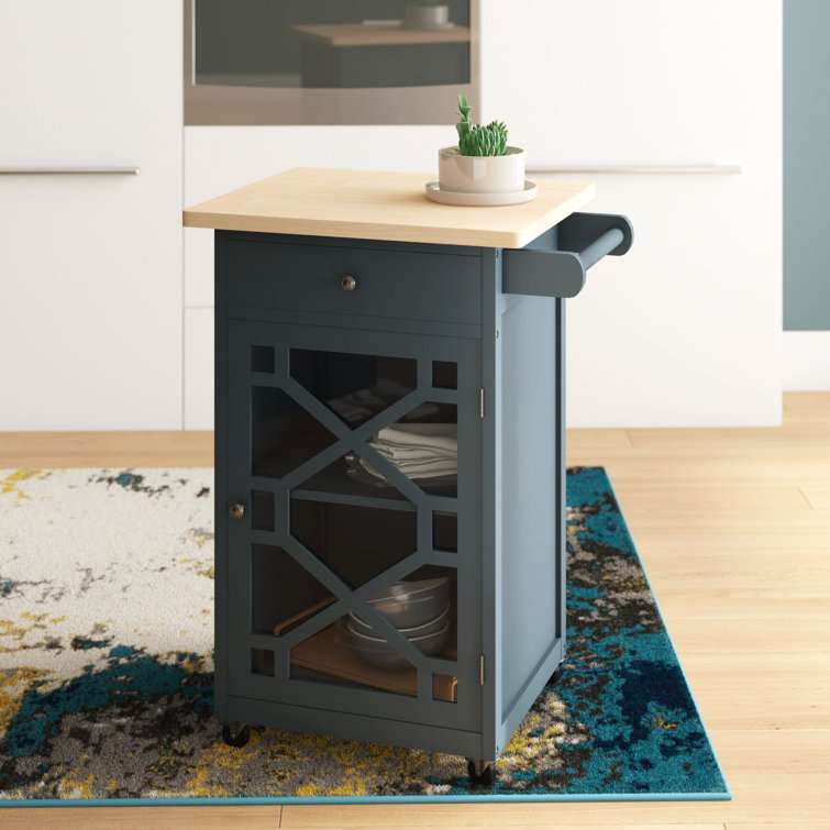 Ebern Designs Adayre Amelie Kitchen Cart Reviews Wayfair