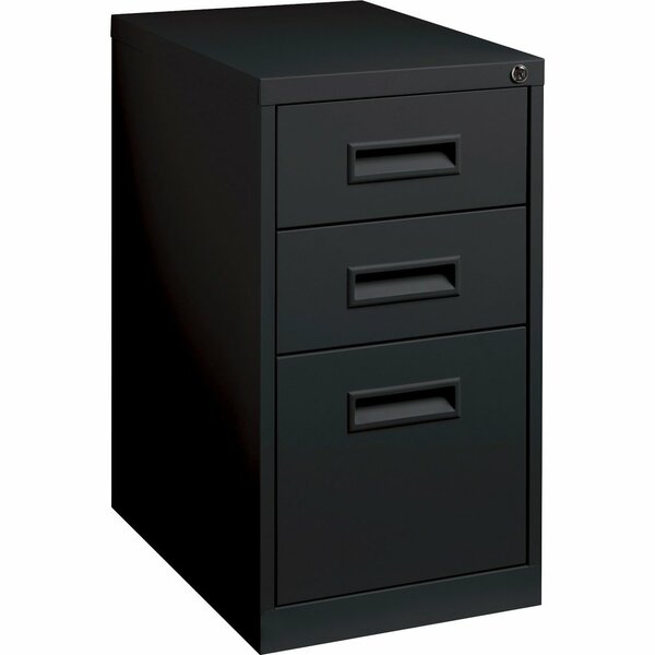 Arc Edge Steel Intergreat Black 3 Drawer Filing Cabinet With Wheels Metal Mobile File Cabinet With Hanging Frame Lockable File Cabinet For Legal Letter Size Pre Assembled Office Furniture Accessories Cabinets Racks Shelves Swl13562 Nl