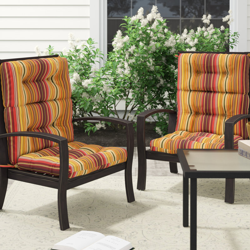 Winston Porter High Back Indoor Outdoor Seat Back Cushion Reviews Wayfair
