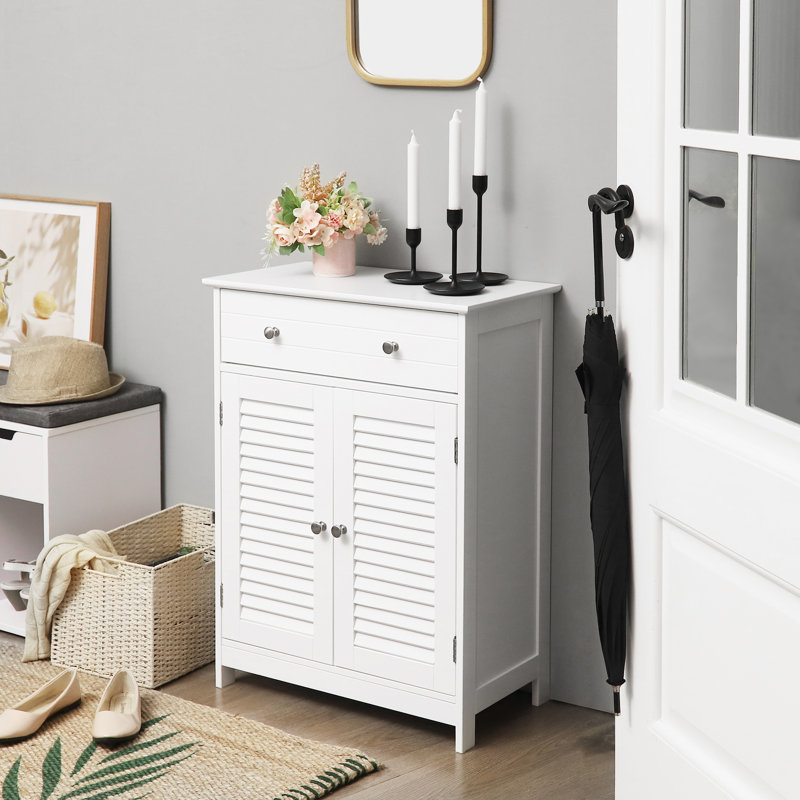 Rosecliff Heights Alcesta 23 6 W X 31 5 H X 11 8 D Free Standing Bathroom Cabinet Wayfair