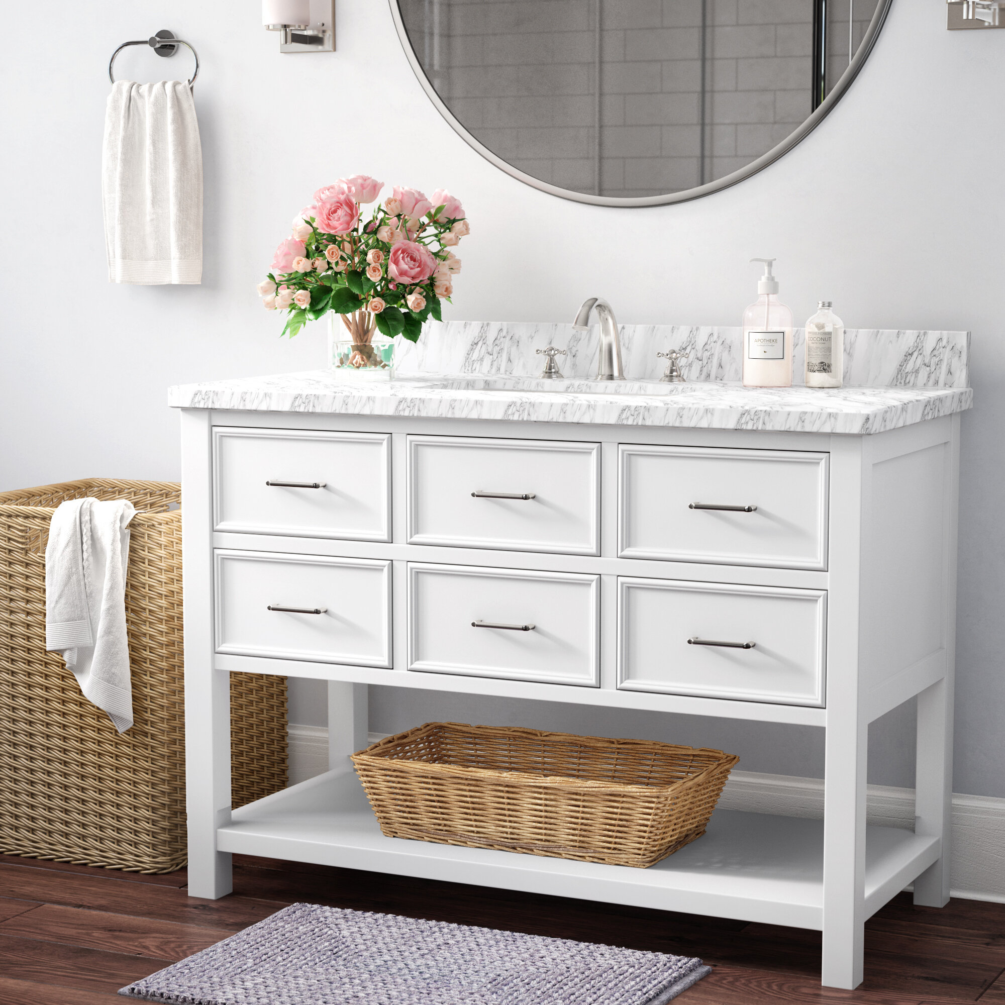 Latitude Run Kambi 48 Single Bathroom Vanity Set Reviews Wayfair