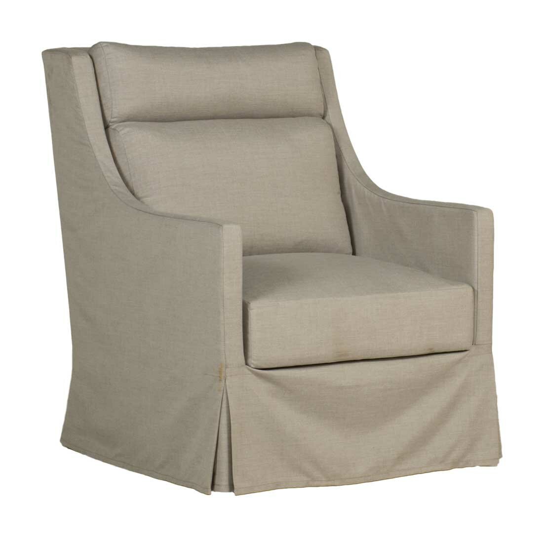 helena swivel glider chair with cushions