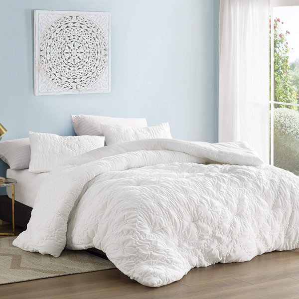 White Fuzzy Comforter Wayfair