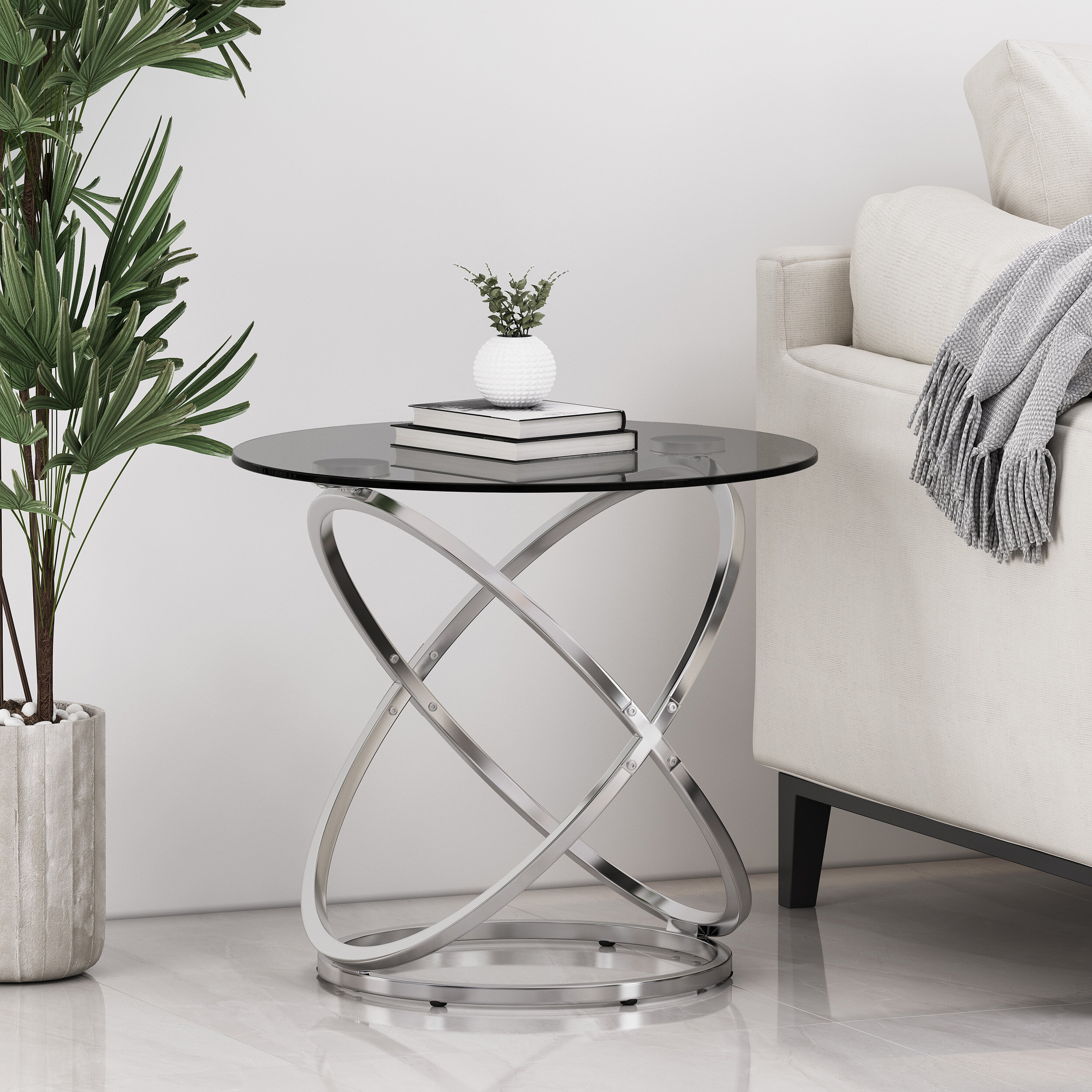 abstract side table