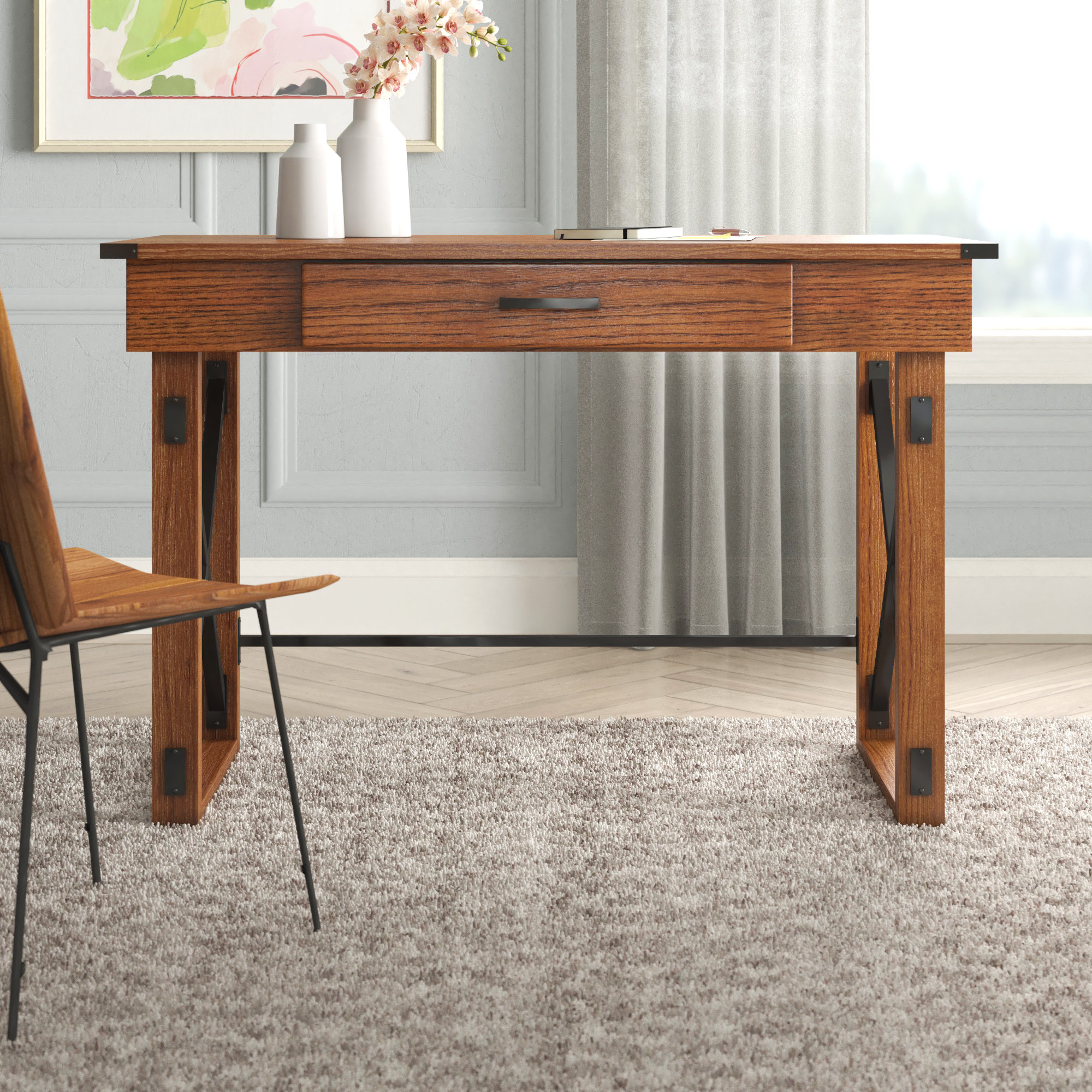 adjustable wood desk