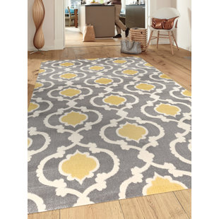 Pale Yellow Rug Wayfair Melrose Gray Yellow Area Rug