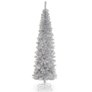 Retro Silver Christmas Tree | Wayfair