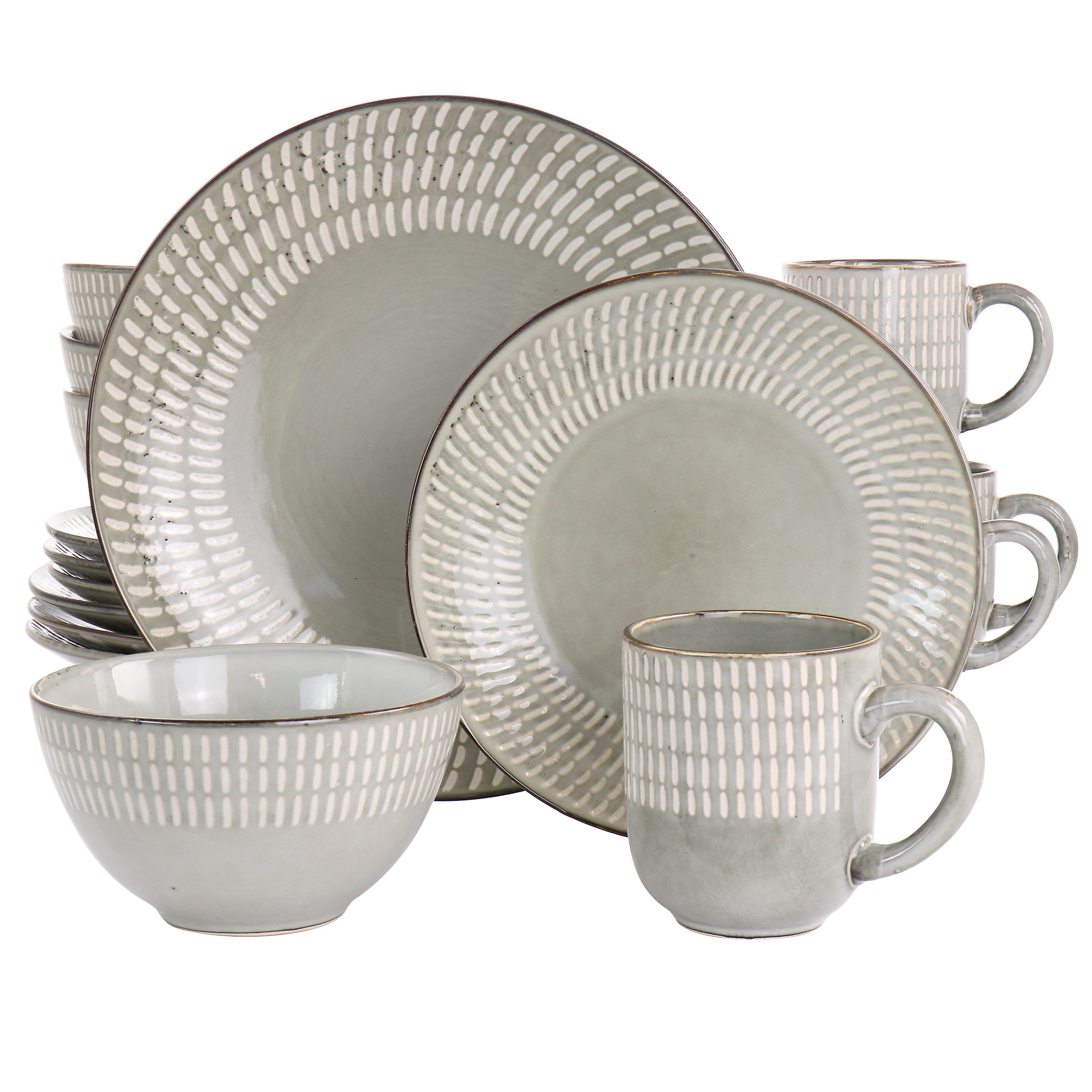 Gibson Elite Dinnerware Set of 16 Wayfair