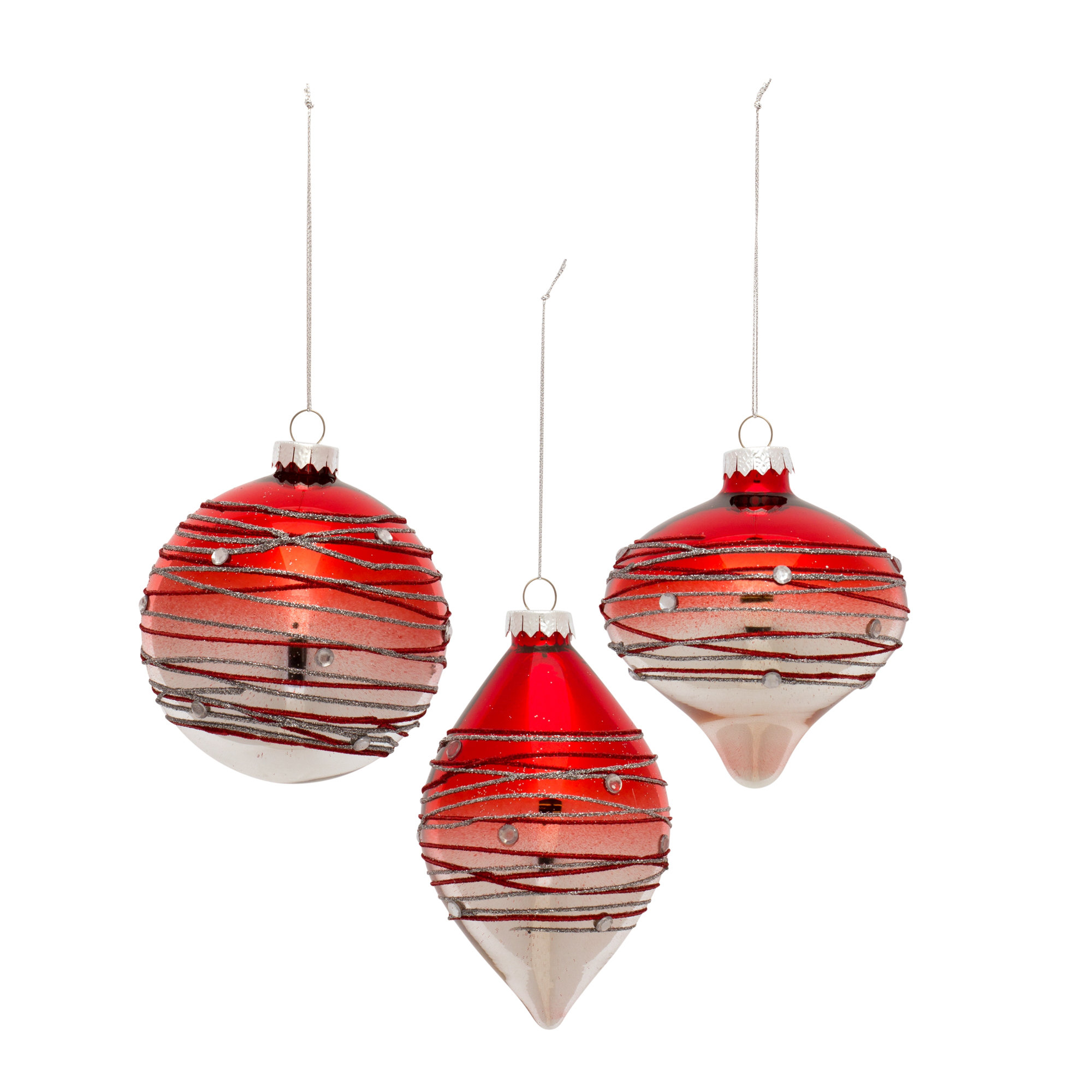 The Holiday Aisle® 6 Piece Glass Ball Ornament Set Wayfair 2127