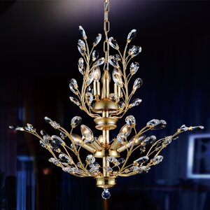 8-Light Crystal Chandelier