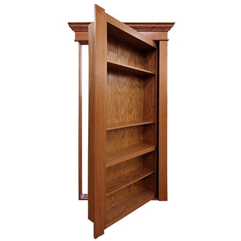 Invisidoor Hidden Bookcase Door Pivot Hinge Kit Reviews Wayfair Ca