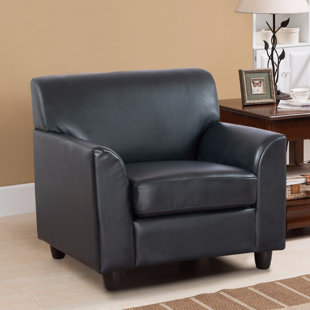 Go to store & view more images Alcott Hill Matheney PU Leather Armchair