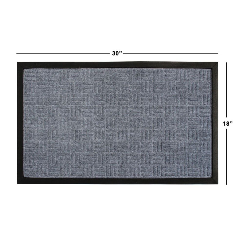 Canora Grey Brumbelow Rubber Non Slip Outdoor Door Mat Wayfair