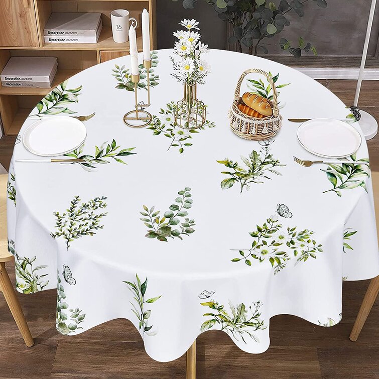Luxury 100% Polyester Soft Touch Ivy Leaf Table Linen 