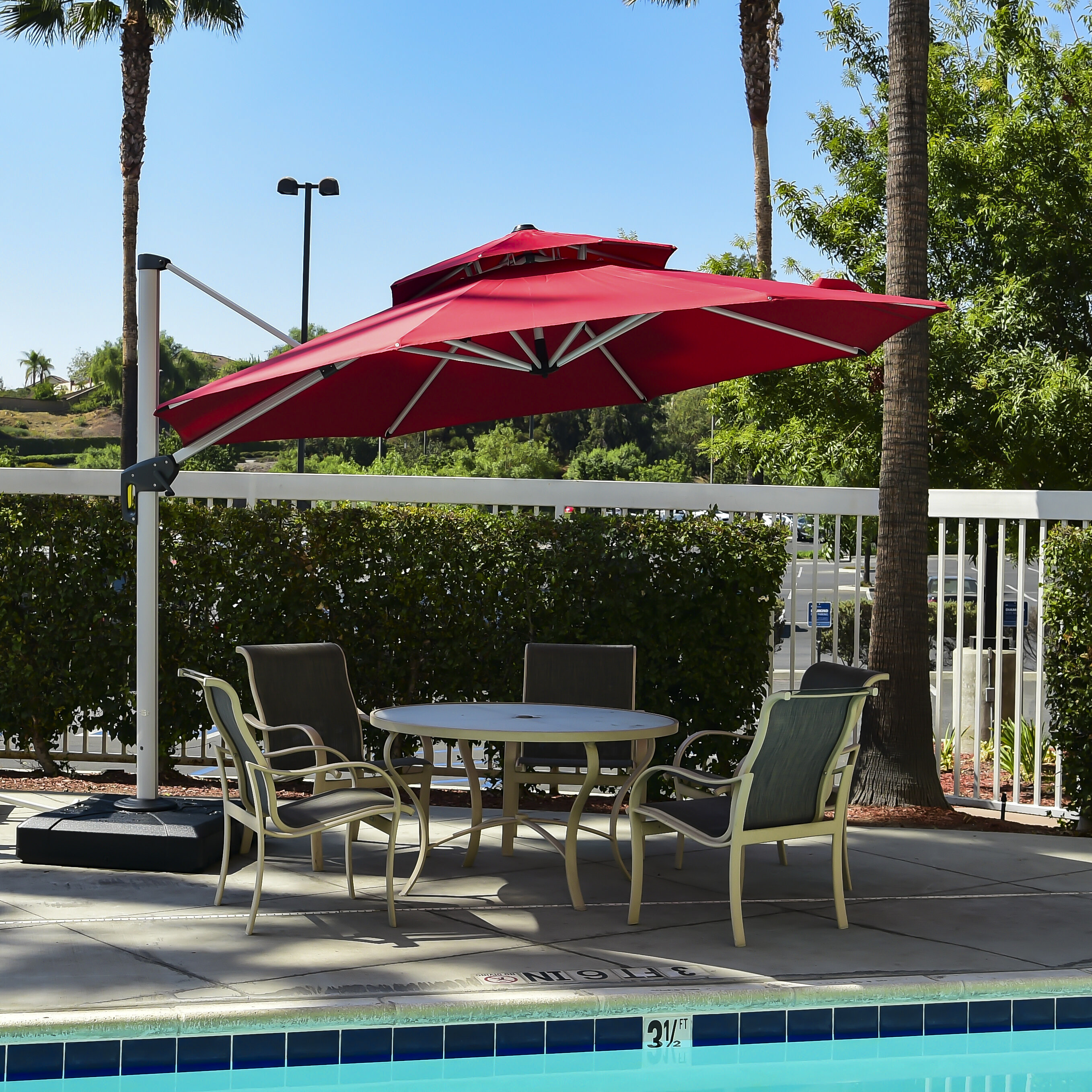 Freeport Park Mablethorpe 12 Cantilever Umbrella Reviews Wayfair Ca